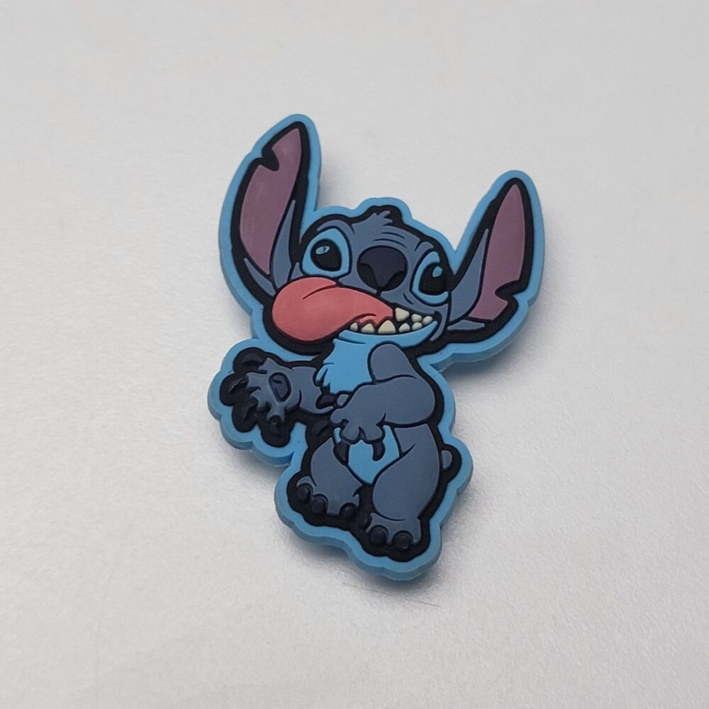 Disney Lilo & Stitch Silly Crocs Jibbitz Shoe Charm Blue Authentic Clog Cute
